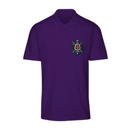 Omega Psi Phi Fraternity Polo Shirt Purple Large Regular