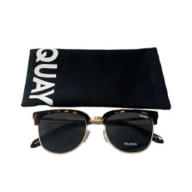 Quay Australia Evasive Sunglasses Tortoise Black Polarized