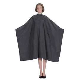 SMARTHAIR Professional Salon Cape Polyester Barber Cape Hair Cut Cape,54”x62”,Grey,C365001C-G