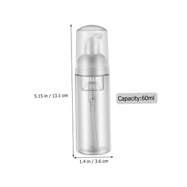 Outanaya 20Pcs Refillable Foam Soap Dispenser Pump Bottles Empty Plastic Bottles for Shampoo Lotion Travel Kitchen Bathroom Use Durable Leak Resistant Design