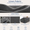 2PCS Daybed Bolster Wedge Back Pillow Covers for Twin Size