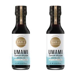 San-J - Richly Flavored Organic Umami Tamari Splash - Specially Brewed - 10 oz. Bottles - 2 Pack