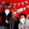 Christmas Photo Booth Props, Merry Christmas Photo Background Posing Props,