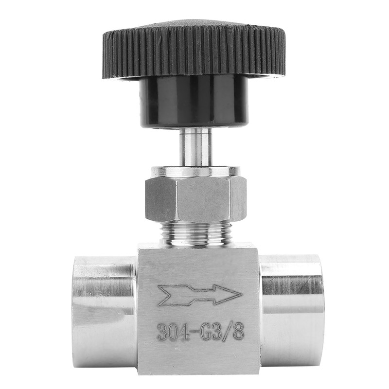 Stainless Steel BSPP Female Thread Straight Needle Valve for Water