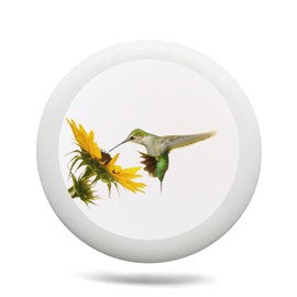 Uanvaha Spring Summer Flying Discs Bird Flower Floral Ultimate Disc Equipment 175g for Teens Adults Beginners and Advanced Players