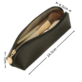 Loopunk Bolsa de Cosmeticos Viaje,Maquillaje Impermeable, Makeup Bag Portátil,Necesers de Viaje, Bolsas Cosmetiqueras de Viaje Multifuncional para Mujer,Negro