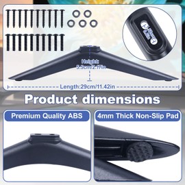 1 Pair TV Legs compatible with Hisense 39"–55" TV,with Full Screw Kit