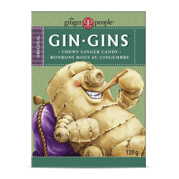 The Ginger People Gin Gins Chewy Ginger Candy Original 128g