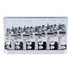 Electric Bass Bridge 5 String Bass Saddle Bridge Thickened Tailpiece