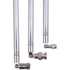 FM Antenna Telescopic, 120cm Telescopic Antenna Replacement F Plug DAB