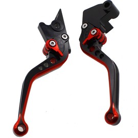 PROCNC Motorcycle Double Color Short Adjustable Brake Clutch Levers for Honda CBR500R CB500F CB500X 2013-2018, CBR300R CB300F CCB300FA 2014-2017, CBR250R 2011-2013, GROM MSX125 2014-2018