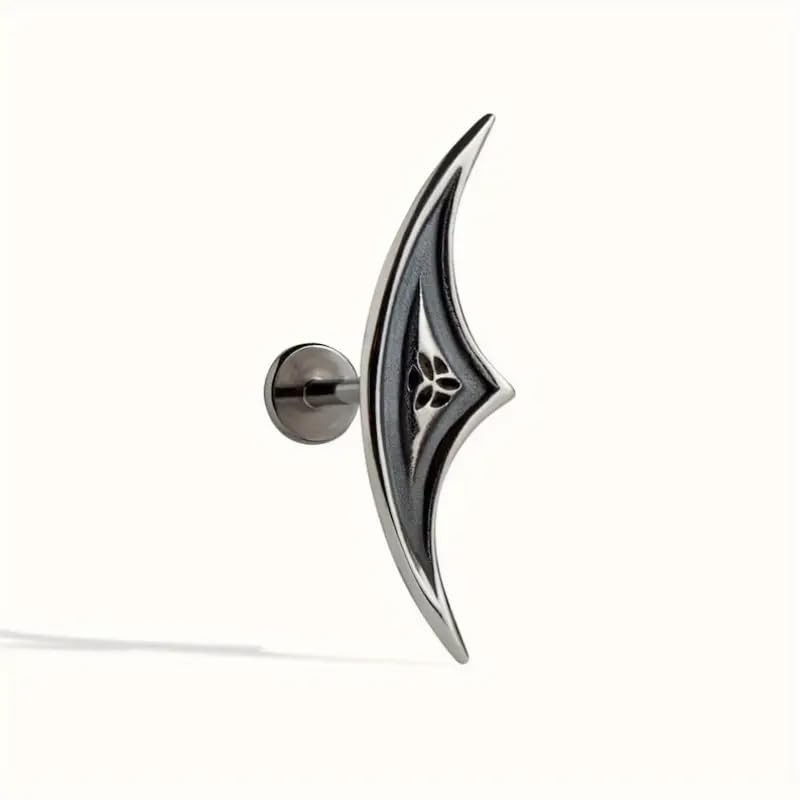 Boho Helix Earrings For Women, Gothic Punk Geometric Mandala Lotus