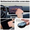 Ohleats Car Screen Cleaner, Microfiber Auto Screen Cleaning Pad, Foldable