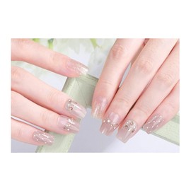 Winning Smile Fully Cured Gel Nail Stricker, UV Free Nail Polish Strips, Salon Class, Long Lasting, Easy Apply & Remove, Includes 22 Strips,1 Prep Pad,1 Nail File & 1 Wooden Stick (Nude Brown)