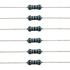 BOJACK 120 Ohm Resistors 1/4 W ±1% Metal Film Single Resistor (Pack of 200)