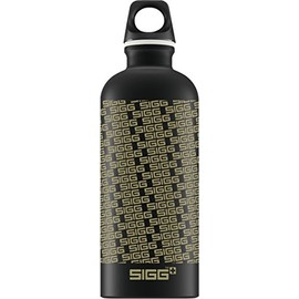 SIGG Bottle - Logo Repeat Black, 0.6 Litre