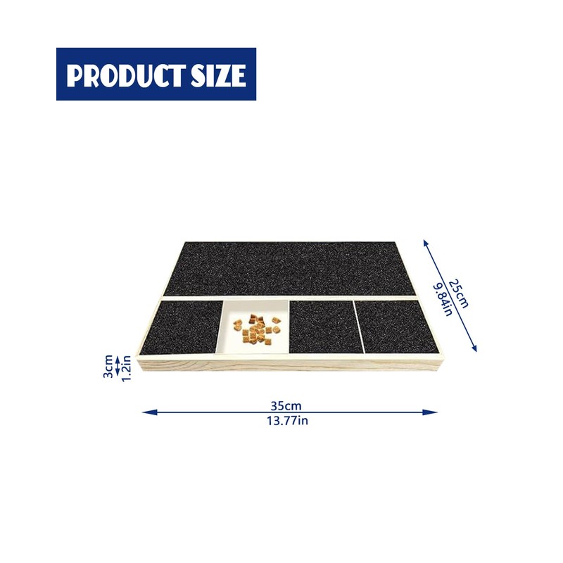 verdawave Dog Nail Scratch Pad with Treat Box & Pet