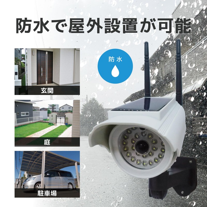 Broadwatch Dummy Camera, LED Light, Outdoor, Motion Sensor, Motion Activated