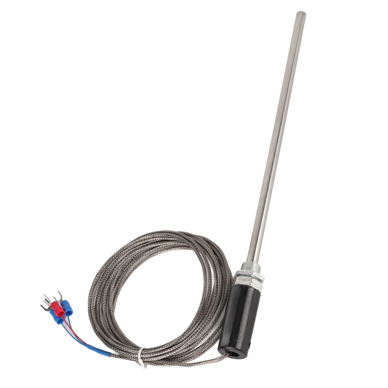 M12 Probe Thermocouple PT100 Stainless Steel Temperature Sensor Probe 200mm