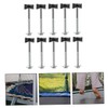 WOONEKY 10pcs Trampoline Fixator Screws Set Durable Iron Screws for