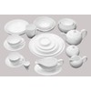 HomeVss, Bone China Coupe Shape, Elegance White Royal Cappuccino Cup