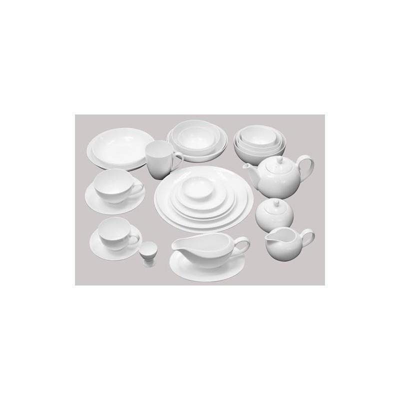 HomeVss, Bone China Coupe Shape, Elegance White Royal Cappuccino Cup