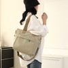 natyrlpog Canvas Tote Bag for Women Small Handbag with Zipper