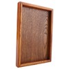 Rectangular Wooden Tea Container Serving Table Plate Snack Food Storage
