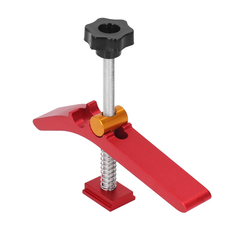 Woodworking T Track Hold Down Clamp Workbench Adjustable Chute Aluminum