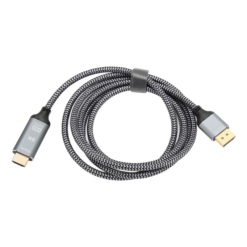 DisplayPort 1.4 to HD Multimedia Interface 2.1 Adapter Cable 8K