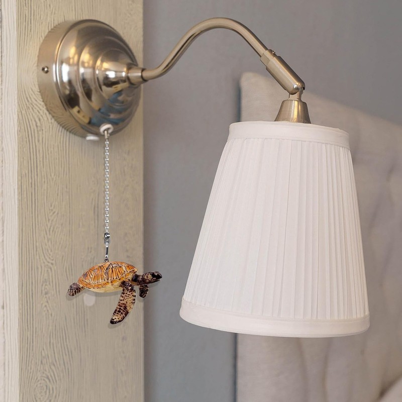 Dotlite Turtle Ceiling Fan Pull Chain,Cute Realistic Sea Turtle Fan