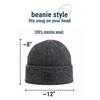 Sauni 100% Merino Wool Felt Sauna Hat Beanie - One