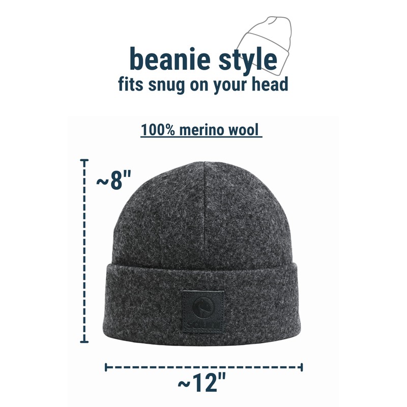 Sauni 100% Merino Wool Felt Sauna Hat Beanie - One