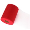 Bobina de tul rojo de 6 pulgadas x 100 yardas
