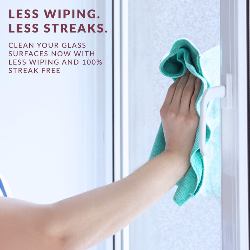 HOPE'S Perfect Glass Cleaner Spray, Streak-Free, Ammonia-Free Window, Mirror, Screen,