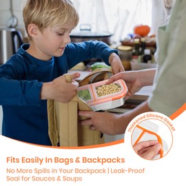 EUIOOVM Snack Boxes Containers with Compartments,Leakproof Bento Lunch Box for Kids Adults, Snack Boxes for Travel Plane, Reusable Food Storage Trays for School Work Meals, 3 Compartments