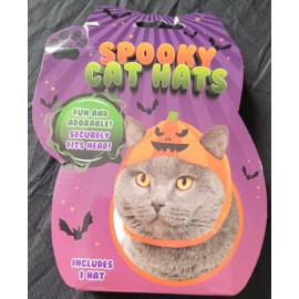 Unbranded Spooky Cat Hats: Jack-o-Lantern Hat (new in box)