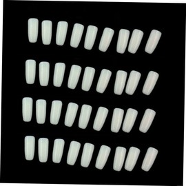 Baluue 200pcs Nail Tips Practice Set Portable Manicure Display Rack Nail Art Supplies for Beginners Professionals