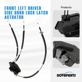 NOVAPARTS 937-979 Front Left Driver Side Door Lock Latch Actuator 80501-4BA0B for 2014-2020 Nissan Rogue, with Intelligent Key SUV Replaces # 80501-4BA0A 805014BA0A 805014BA0B