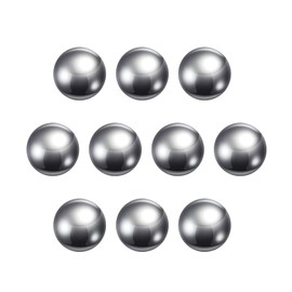 sourcing map 10pcs 20mm Carbon Steel Bearing Balls Precision Polished