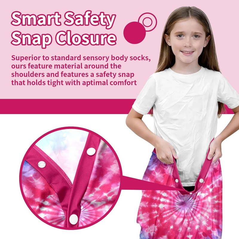 Sensory Sock Body Sock,Large 9-12 Years, Stretchable Sensory Sack -