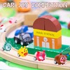 ONEST 40 Pieces Animals Pull Back Cars Mini Vehicles Toy