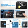 1.8 Cu Ft Safe Box with Fireproof Waterproof for Documents