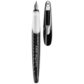 Herlitz My.Pen L-Nib Fountain Pen - Black/White
