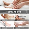 Auxmir Callus Remover Foot File Stainless Steel and ABS Plastic,