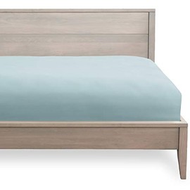 Bare Home Fitted Bottom Sheet King - Premium 1800 Ultra-Soft Wrinkle Resistant Microfiber - Hypoallergenic - Deep Pocket (King, Light Blue)