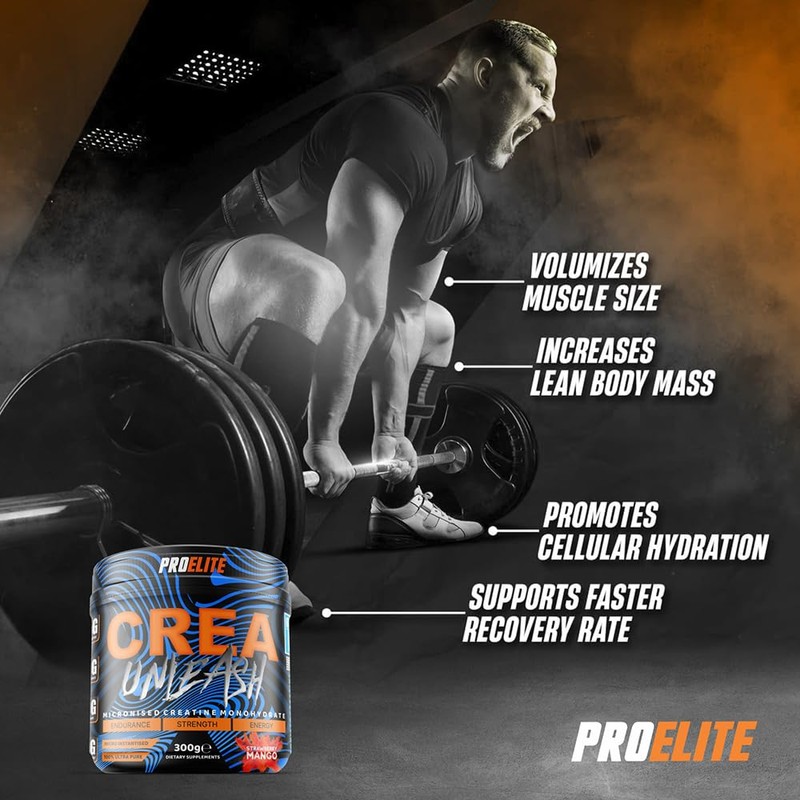 Creatine Monohydrate Powder 300g Micronised Flavoured & Vegan Creatine Powder
