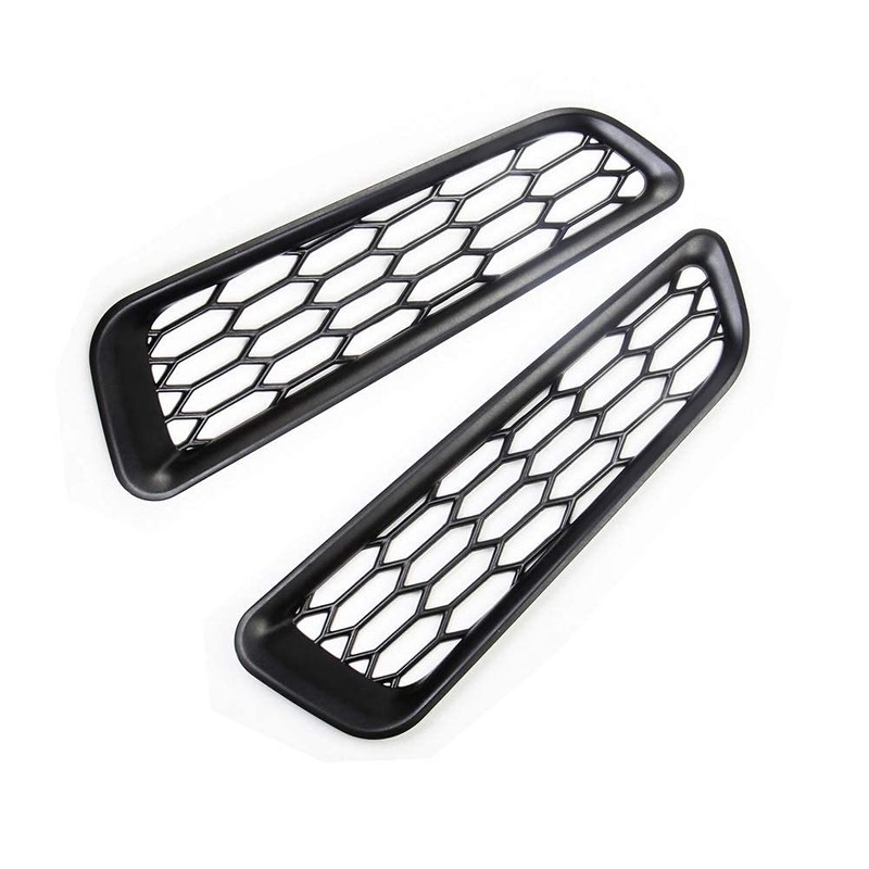 Honeycomb Front Bumper Bottom Fog Vent & Side Fender &