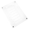jojofuny Magnetic Menu Board for Fridge Reusable Dry Erase Meal