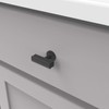 Belwith H077878MB T-Knob 1-15/16in X 15/16in Matte Black
